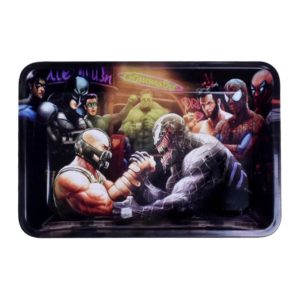 Plateau à rouler en métal plateau Marvel