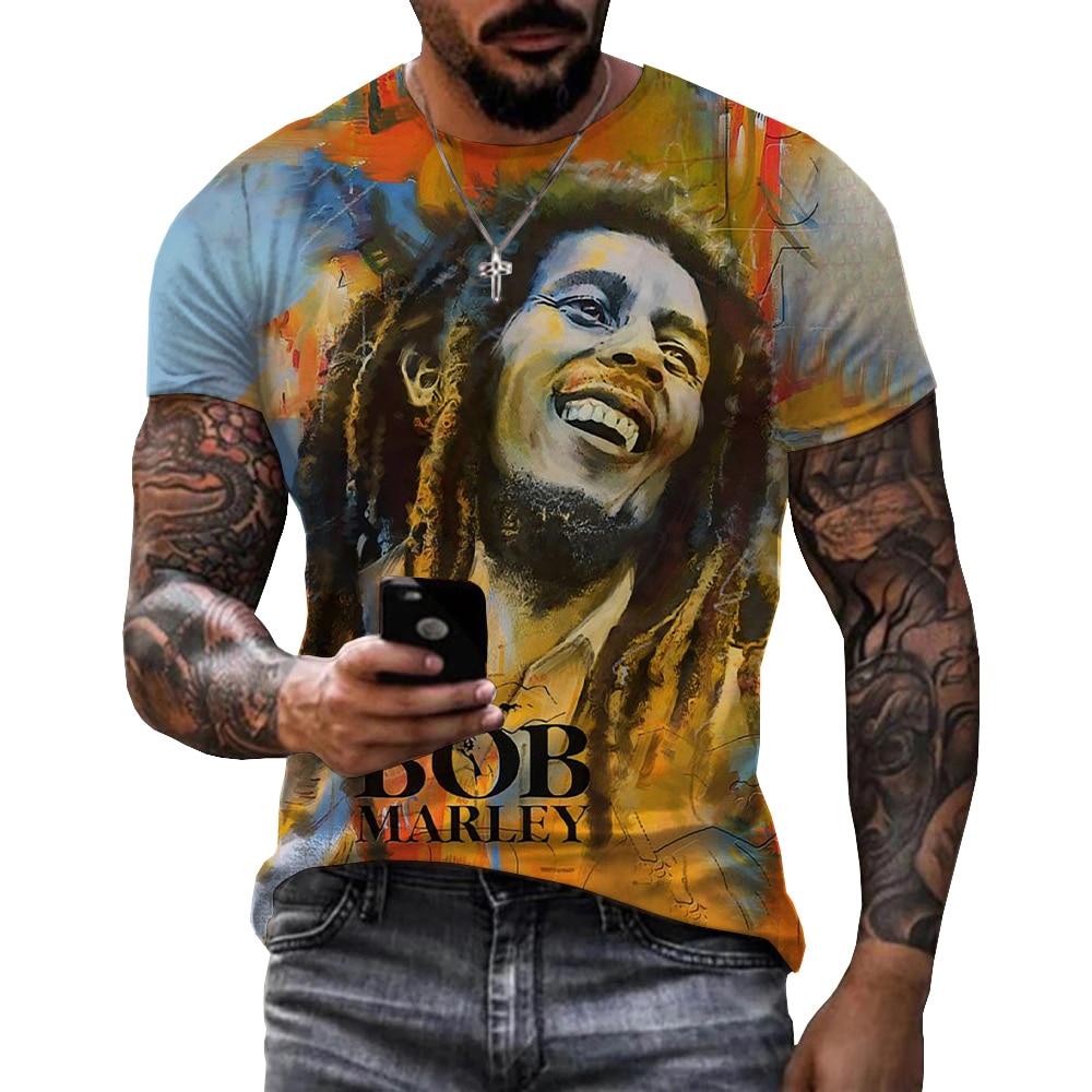 T-shirt beige Bob Marley