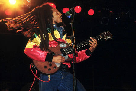 chemise à l'effigie de Bob Marley