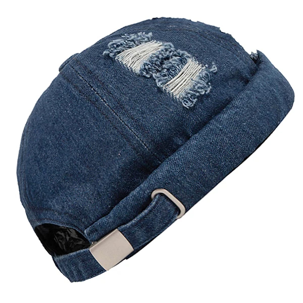Casquette en Jean Style Bonnet avec des Trous