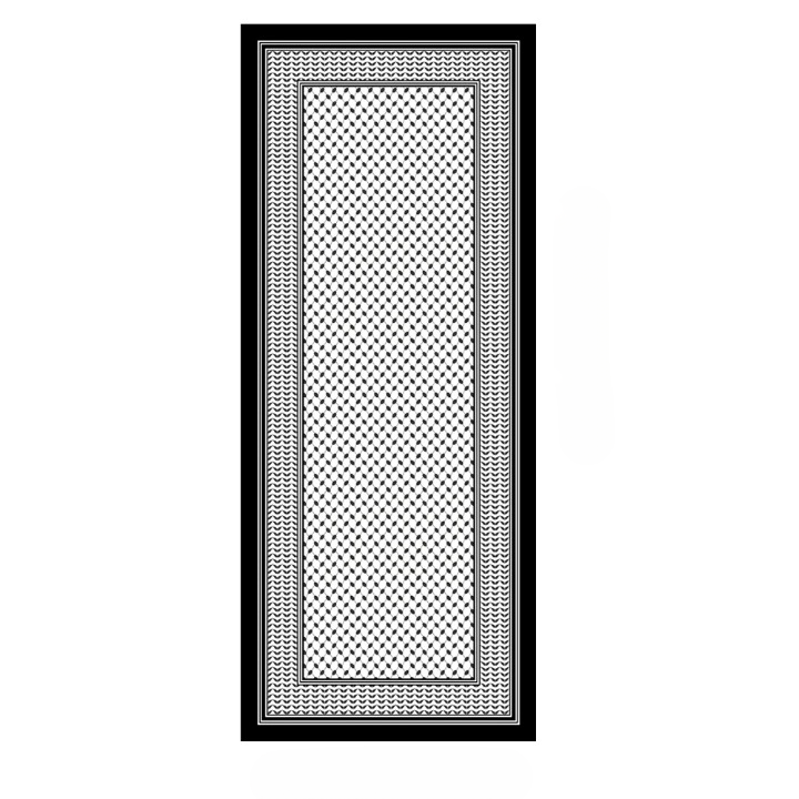 Keffieh Style Écharpe Multifonction pour femme avec Motif Imprimé