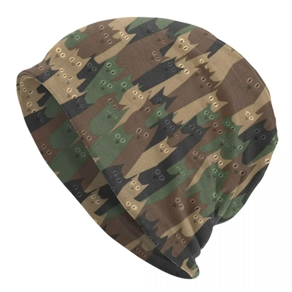 Bonnet Camouflage Élastique Thermique