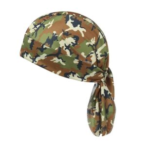 Bonnet Camouflage Militaire Respirant montré de profil sur fond blanc